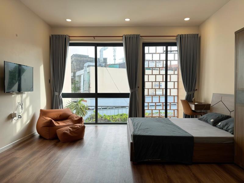 Cho thuê studio 35m2 full nội thất ngay công viên lê văn tám - nhà thờ tân định - chợ tân định - cầu bông q1 - 3