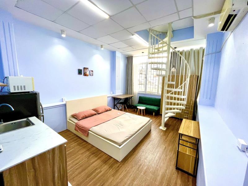 Cho thuê căn hộ full nội thất nguyễn cửu vân bình thạnh gần quận 1