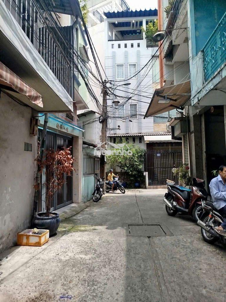 Cho thuê nhà 1 trệt 1 lầu dt 54m2 đường minh phụng p9 q6