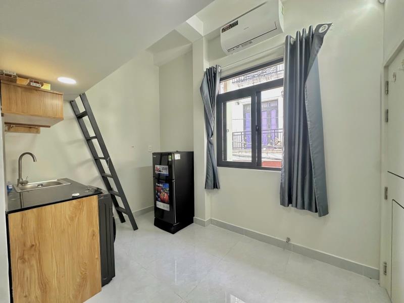 Cho thuê duplex (có gác) máy giặt riêng, cửa sổ gần ngã tư hàng xanh đường bạch đằng, bình thạnh - 2