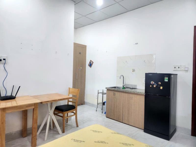 Cho thuê studio ban công có thang máy - hầm xe - bảo vệ 24/24 - mặt tiền đường - gần công viên lê văn tám - đại học ueh.isb - 3