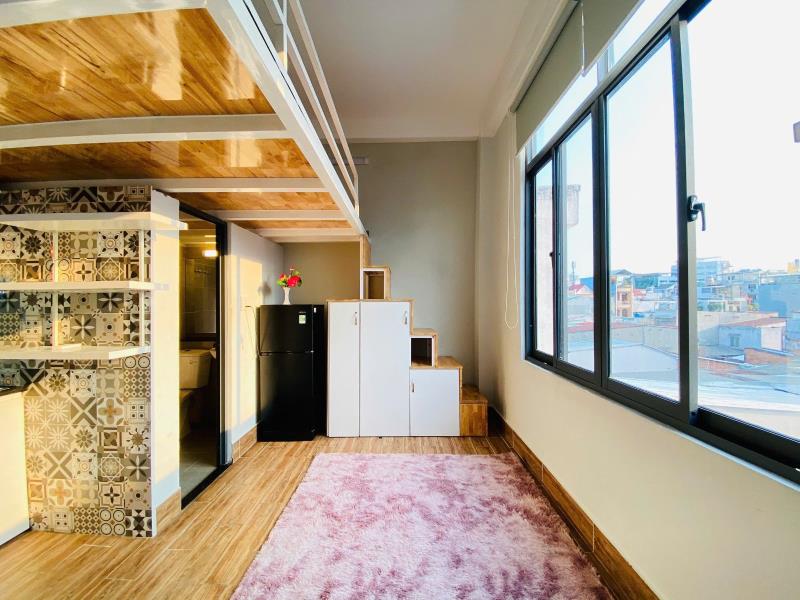 Duplex bancon cửa sổ trời full nội thất tại xô viết nghệ tĩnh gần hàng xanh, các trường đh gtvt - ftu - hutech,...