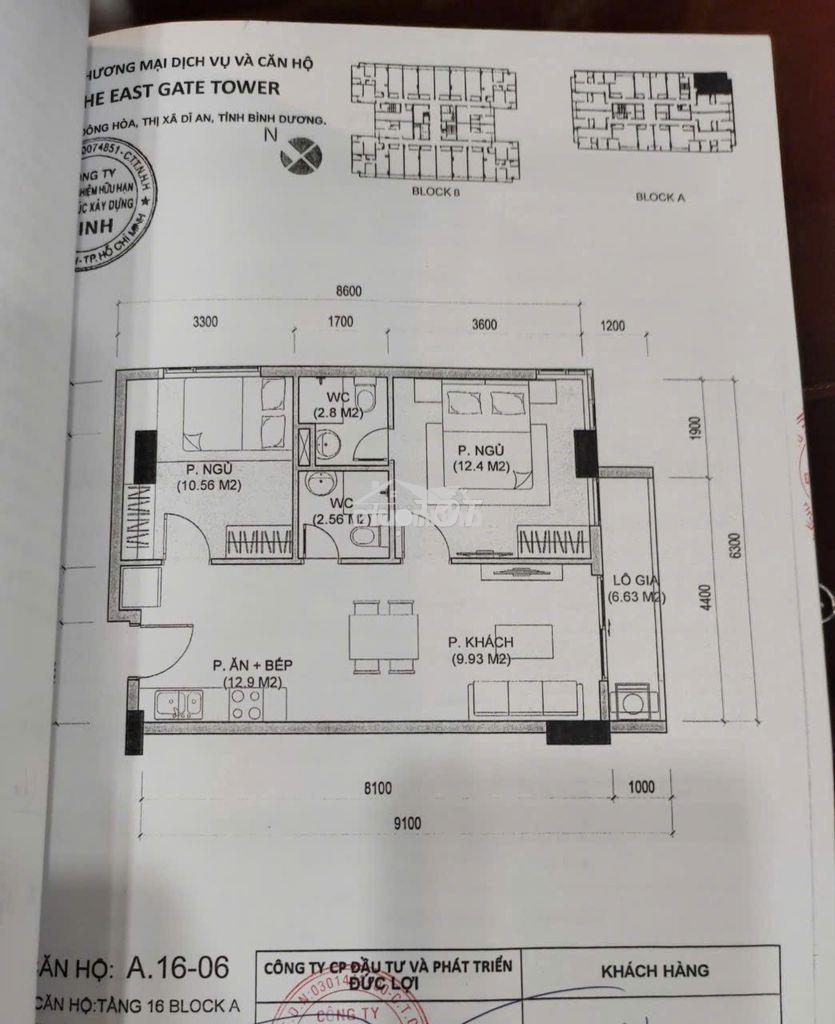 Căn 2 phòng ngủ 2 wc nội thất cơ bản đẹp triệu căn góc làng đại học - 2
