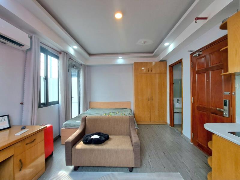Cho thuê căn hộ mini full nội thất ban công cửa sổ gần văn lang cs2 200m nguyễn văn đậu bình thạnh - 4
