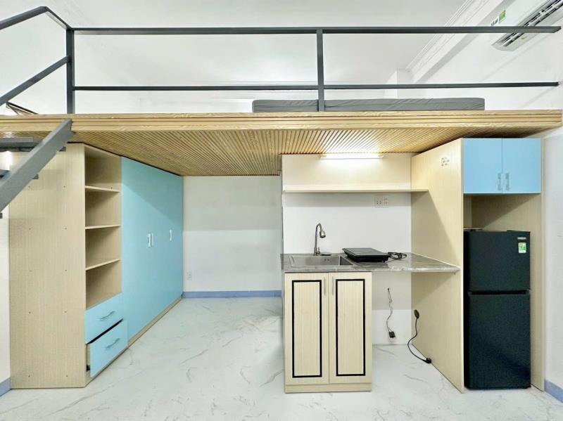 Cho thuê duplex (có gác) máy giặt riêng gần đại hoc hồng bàng, uef đường điện biên phủ - 2