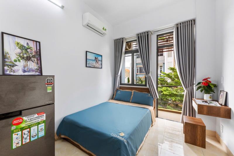Cho thuê căn hộ 45m² ban công – nhà mới, full nội thất | gần hutech, uef, uth, ngoại thương, hồng bàng - 3