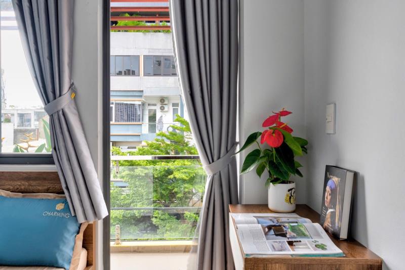 Cho thuê căn hộ 45m² ban công – nhà mới, full nội thất | gần hutech, uef, uth, ngoại thương, hồng bàng - 4