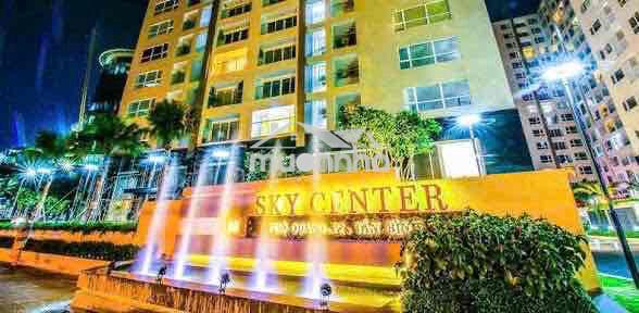 Cho thuê sky center 80m2 2pn 2wc full chỉ 16 triệu/ tháng
