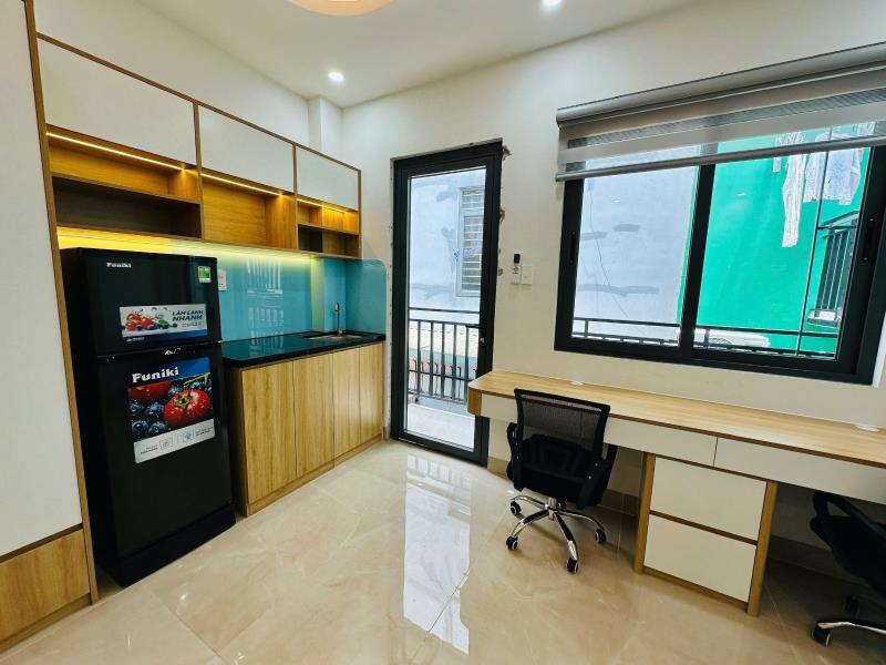 Căn hộ cho thuê bình thạnh 2 chỗ ngủ – ban công, cửa sổ, full nội thất gần landmark 81