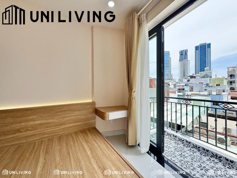 Cho thuê căn hộ 1pn dự án mới có ban công full nội thất đường võ duy ninh gần uef, hutech, hub,gtvt