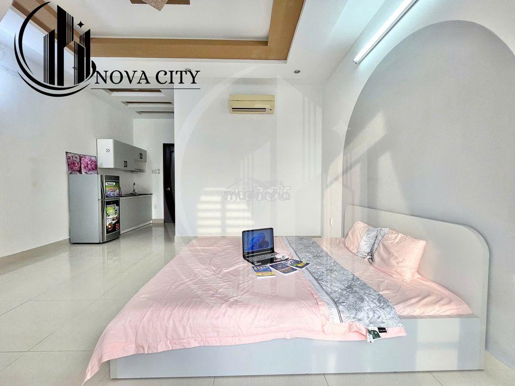 Cho thuê căn hộ ban công full nội thất - đường phạm hùng  - Ảnh 4