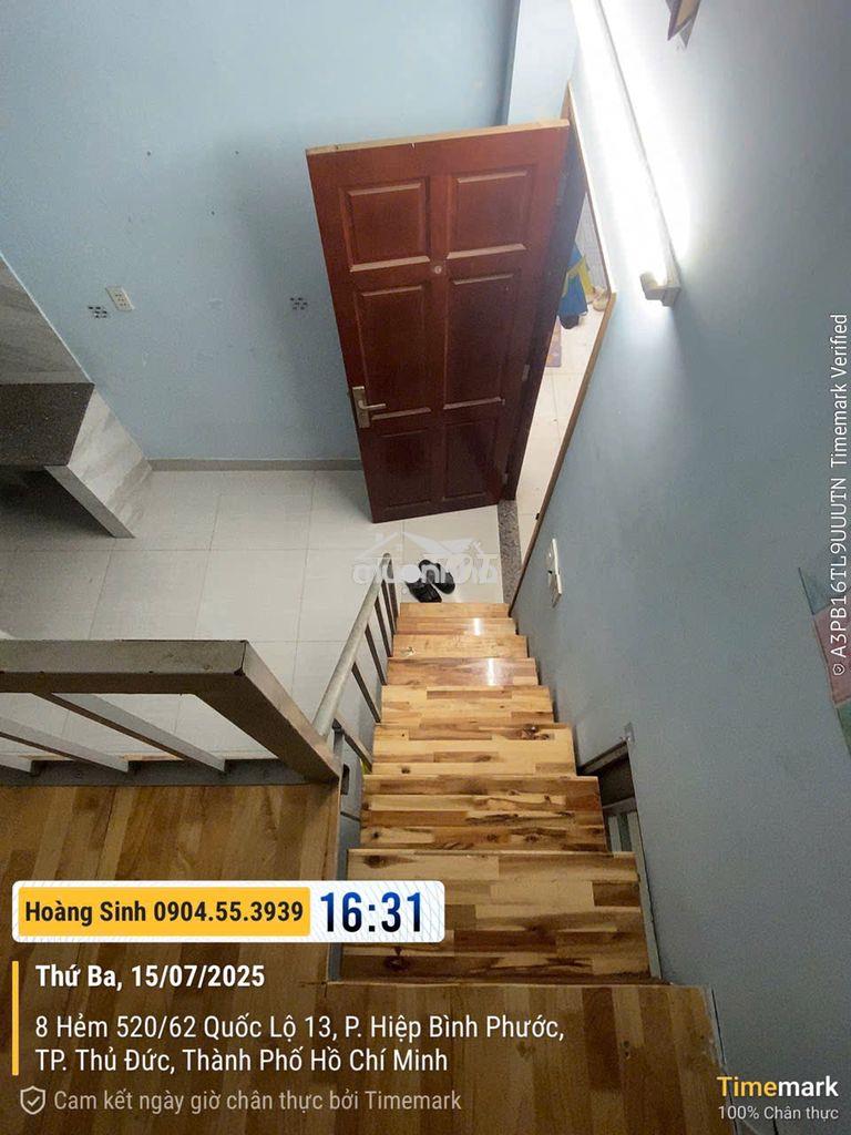 Phòng trọ hẻm 520/62/2d quốc lộ 13, hbp, thủ đức, đối diện vạn phúc - 3