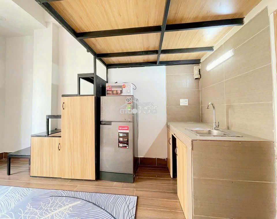 Cho thuê căn hộ mini 30m2  có gác lửng gần đại học giao thông vận tải  - 4