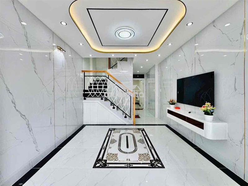 Bán nhà gò vấp, hẻm xe hơi 1/ phan văn trị, ngay emart, 45m2, 3 pn fu