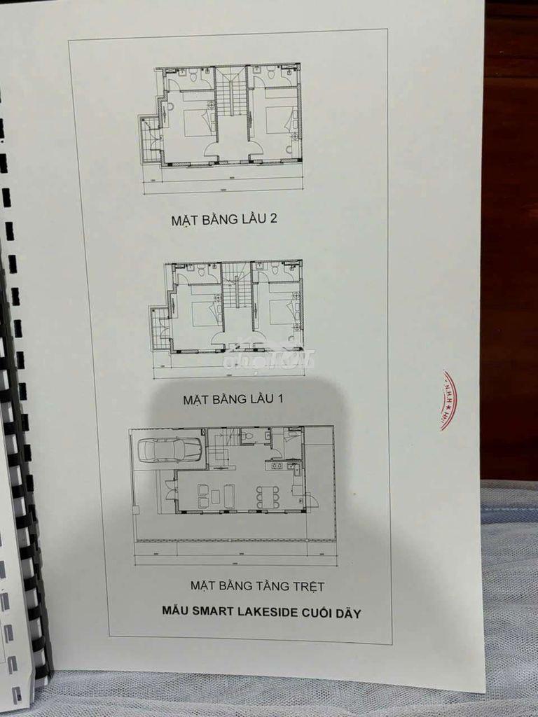 Bán căn biệt thự song lập 112m ngang 8m đối diện công viên - 3
