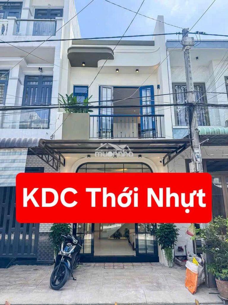 Bán nhà trệt lầu đẹp -  kdc thới nhựt 1