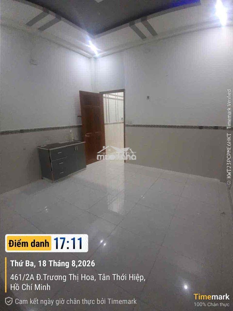 Cho thuê phòng trọ full nội thất, trương thị hoa, gần bệnh viện q12 - Ảnh 4