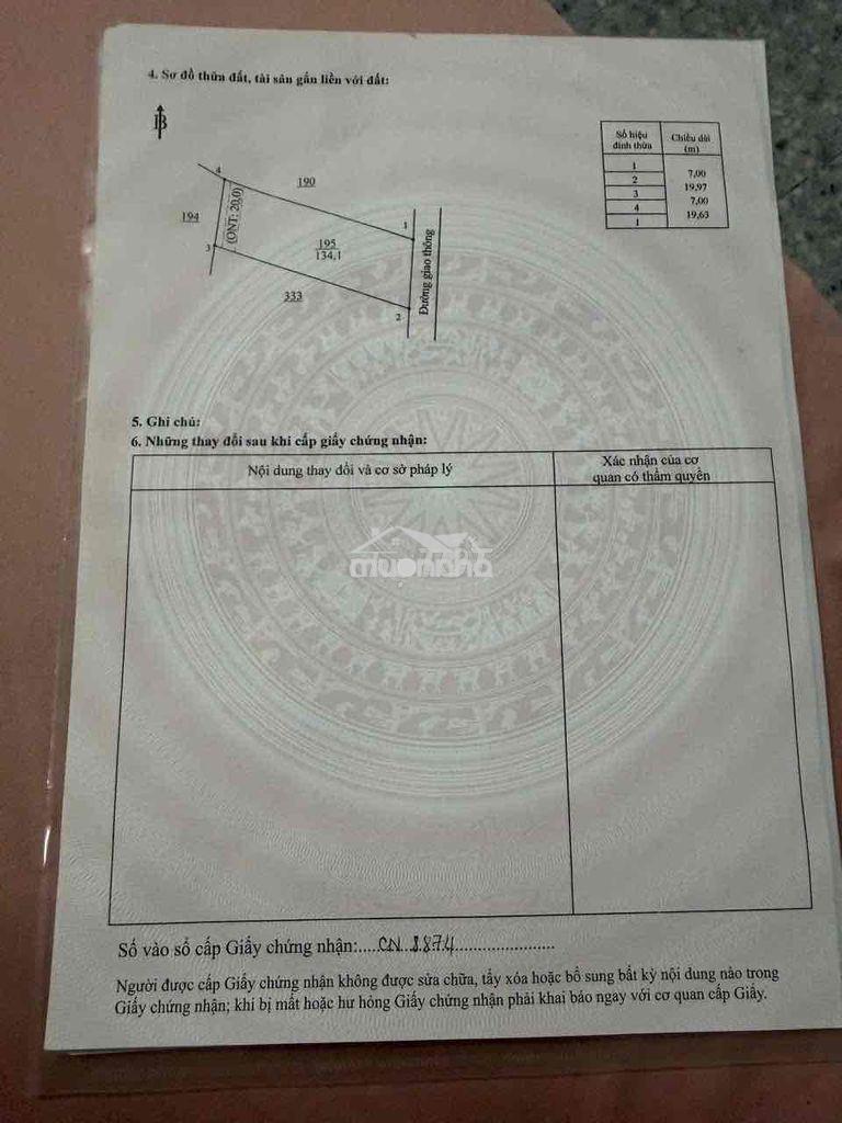 Nhà chính chủ  . xuân hoà xuân lộc đồng nai 1 tỷ 2 - 2
