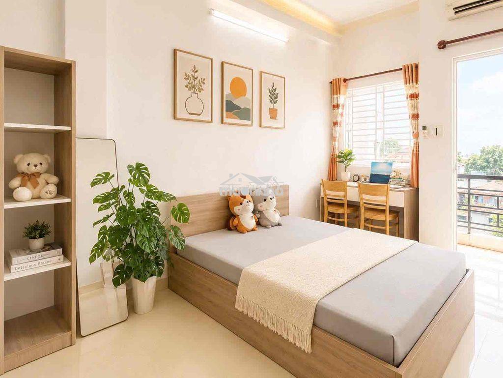 Cho thuê căn studio ban công thoáng full nt ở trần quốc toản quận 3 - 4