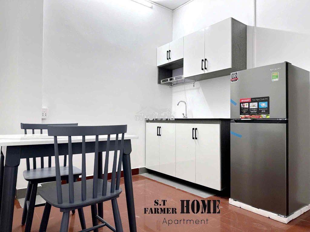 Căn hộ 1pn - tách bếp - full nội thất - ban công rộng - mây giặt riêng - 3