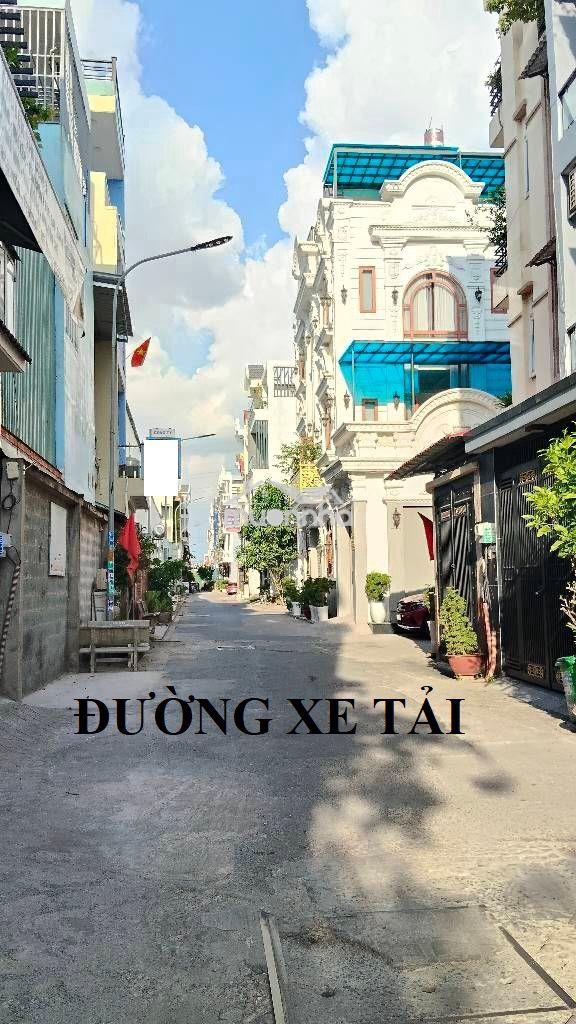 Nhà ngã tư gò mây 700m - bình tân - 52m2 -4 tầng -đường xe tải -5.49t - 3