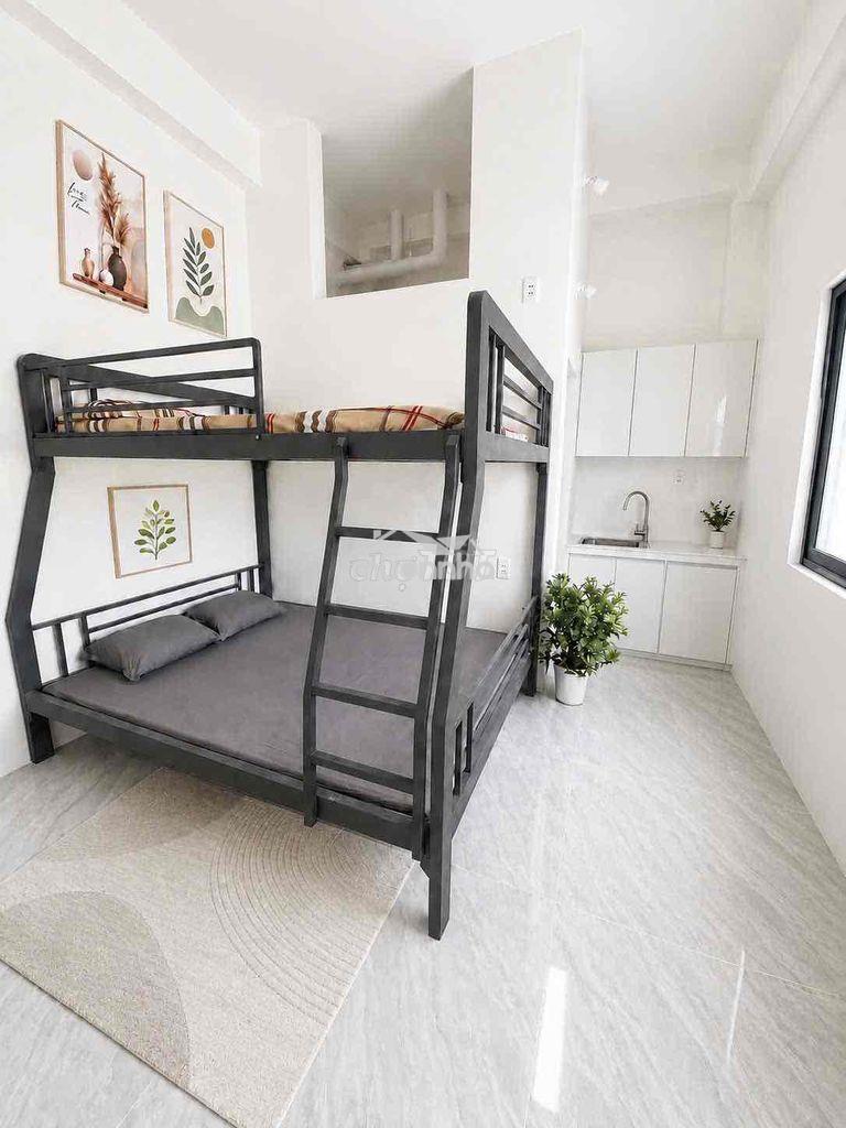 Cho thuê căn hộ studios  ngay ktx khu b - gần kinh tế luật đhqg