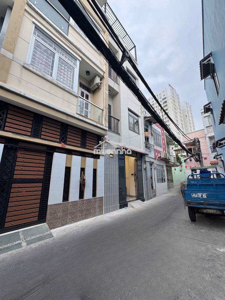 Nhà đẹp 4 tầng cư xá lữ gia (4x7)m | hẻm thông 4m - vào ở liền