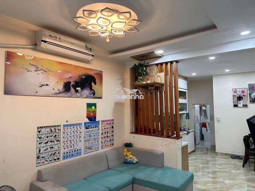 Cho thuê nhà hẻm xe hơi, thạnh lộc 14. 1 trệt 1 lầu, dt 4×15 có 3pn - 3