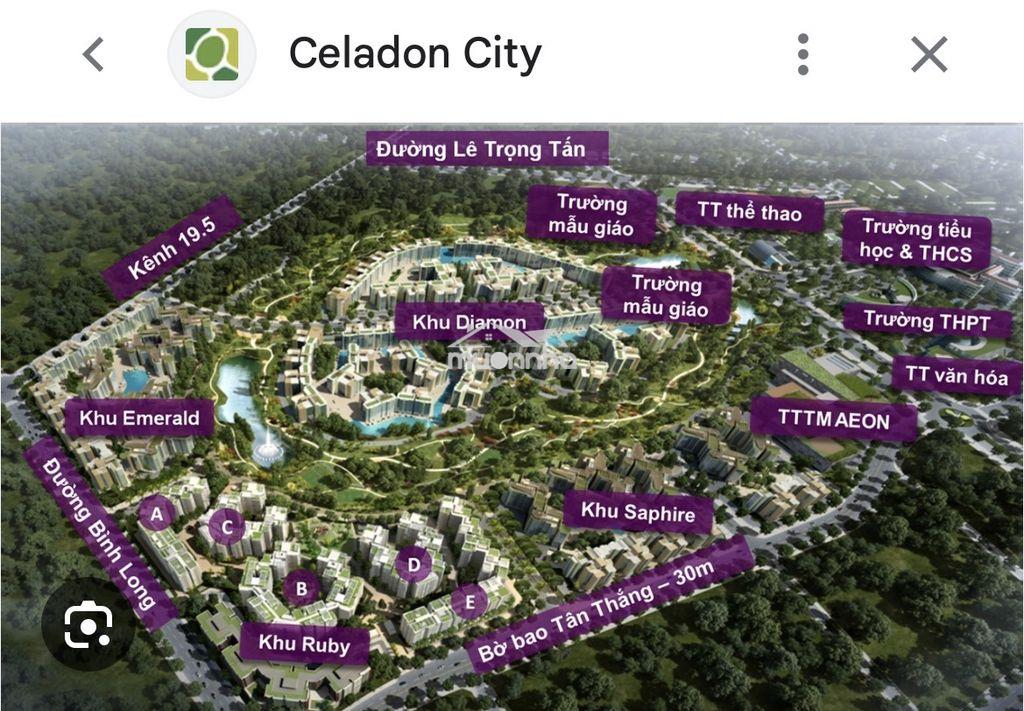 Chuyên cho thuê căn hộ celadon city khu ruby - emerald - diamond - 2