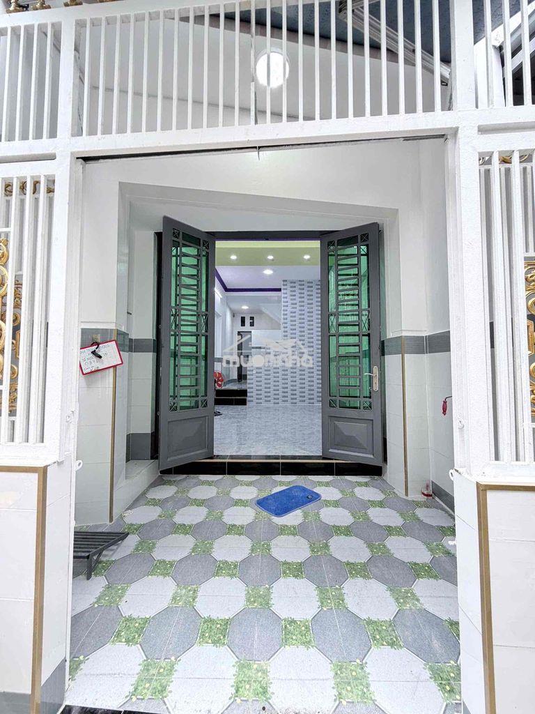 Nhà 55m2 đất hoàn công đủ có p ngủ dưới trệt tc 3p ngủ