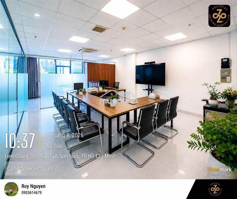Vp mặt trước (view full kính) - đã ngăn sẵn 1 phòng riêng