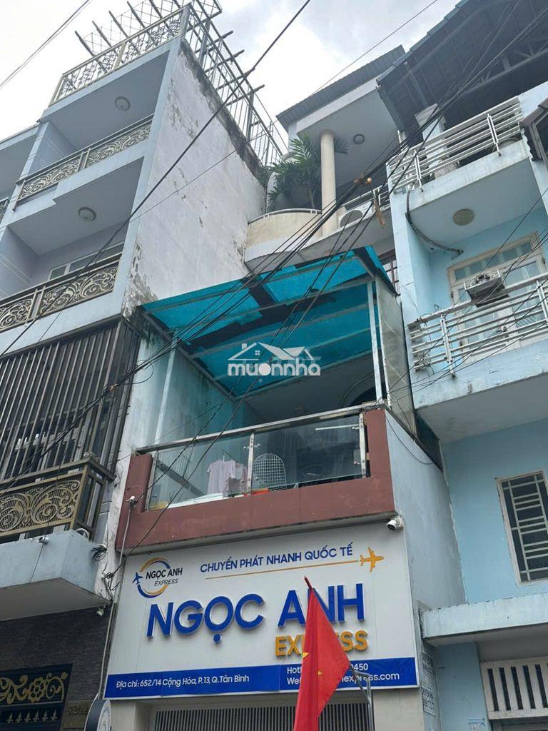 Bán nhà hxh 4 tầng đang cho thuê chdv khu vực trường chinh-cộng hòa