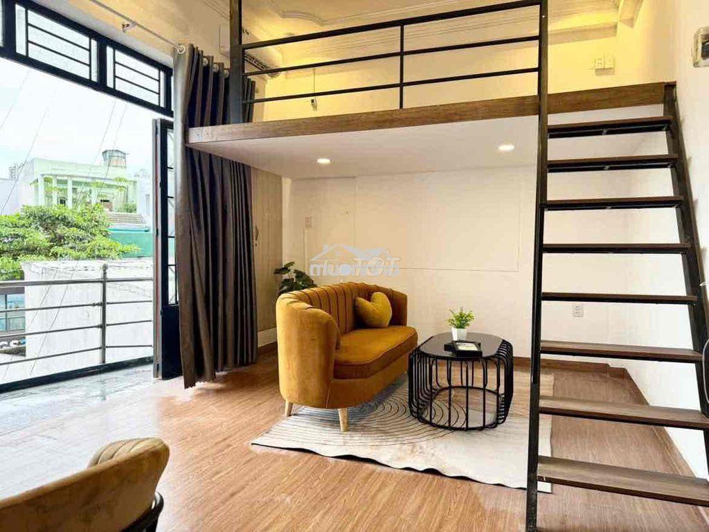 Cho thuê phòng có gác ban công full nội thất gần đh sài gòn đh kinh te - 2