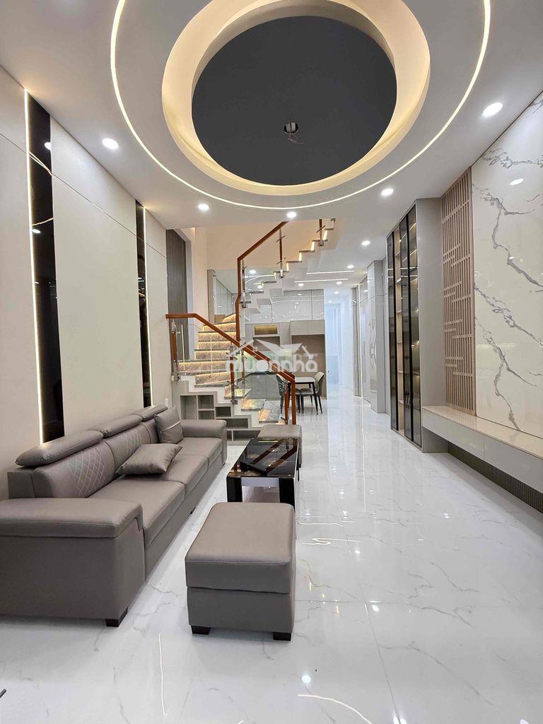 Nhà 1 lầu 3pn xây mới cách hà huy giáp 100m - hxh chỉ đầu 4t