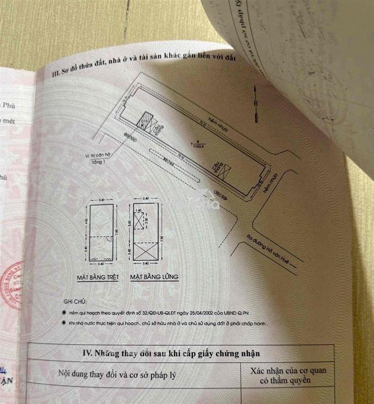 🏠 Chính chủ bán căn hộ tầng trệt – chung cư 43 hồ văn huê