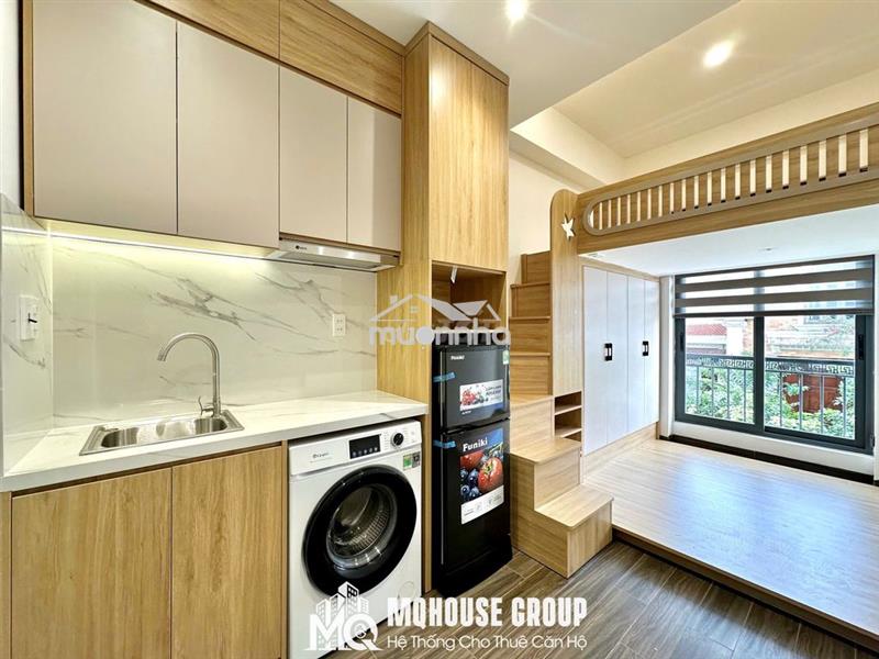 Cho thuê phòng mới đẹp 2 không gian_cửa sổ phòng đẹp như hình