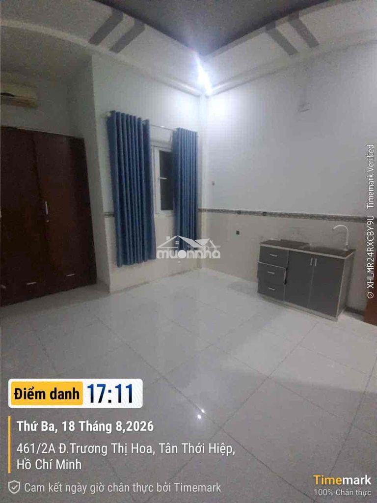 Cho thuê phòng trọ full nội thất, trương thị hoa, gần bệnh viện q12 - Ảnh 2