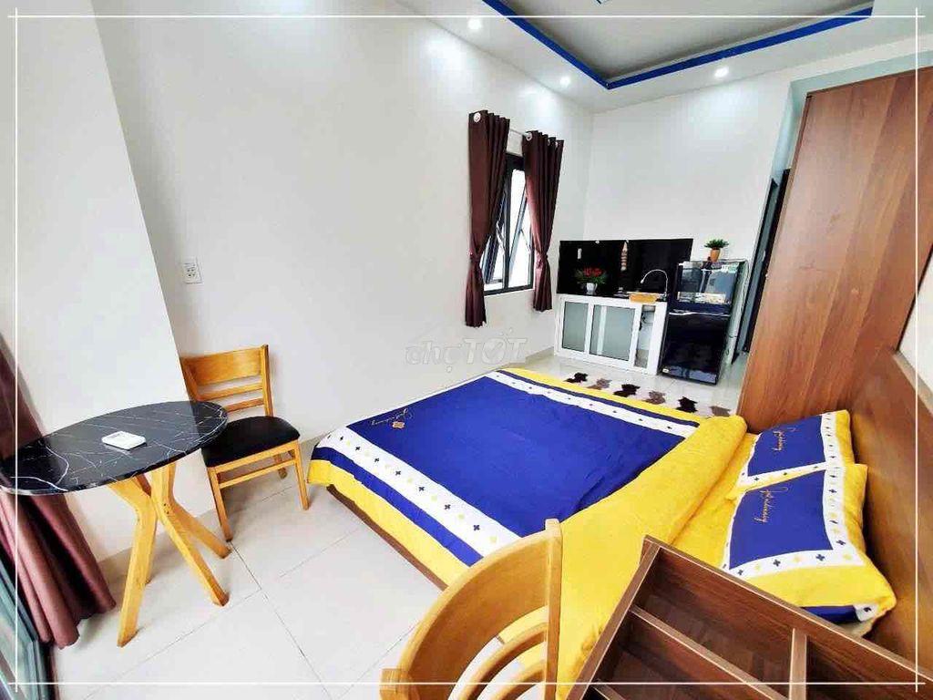 Cho thuê căn hộ studio ban công q4 gần đh luật, đh nguyễn tất thành - 2