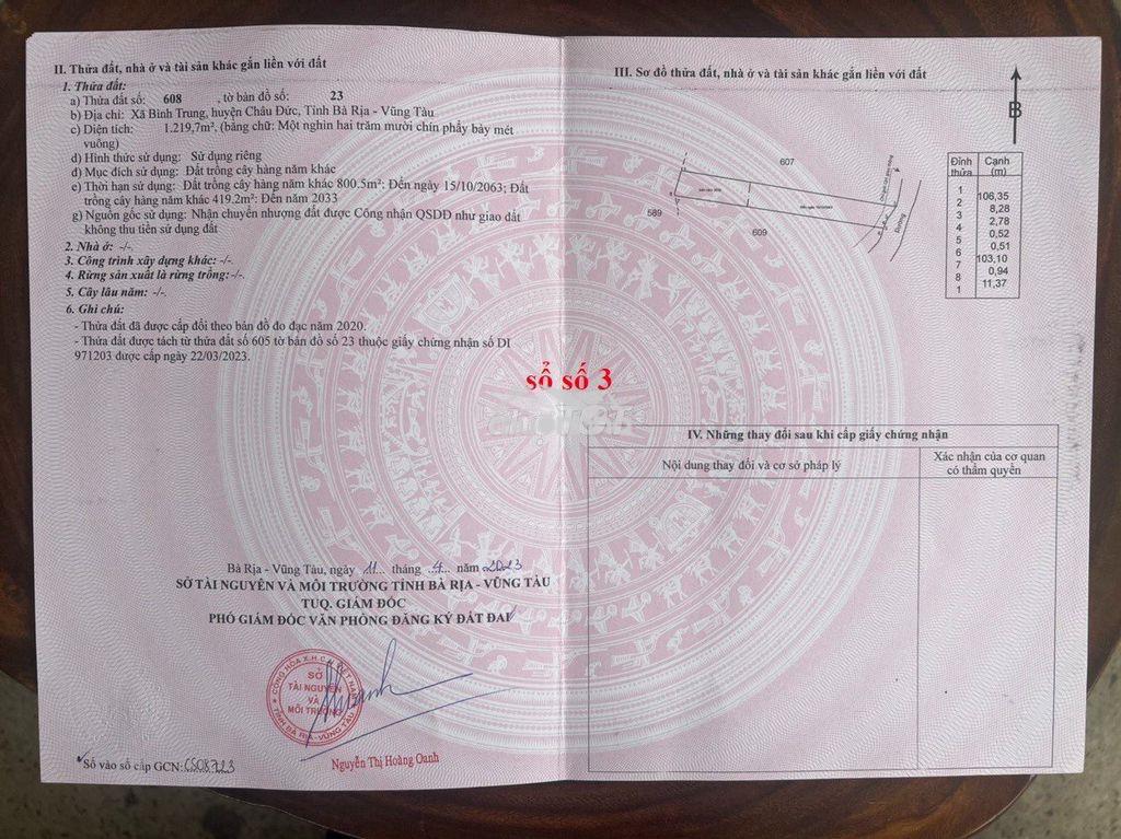 Mình đứng tên trên sổ cần bán mấy lô đất vườn đường nhựa, suối ôm đất - 3