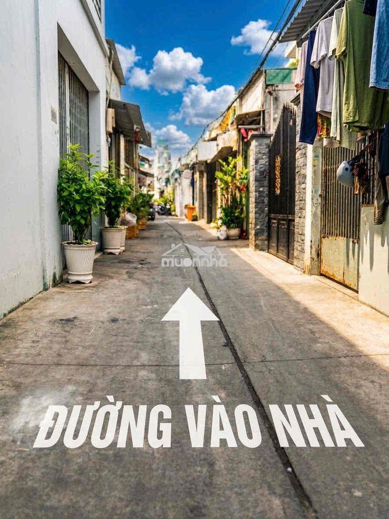 Bán nhà hẻm bà hom q6 (27m2 - 3x9m) 2pn gần chợ phú lâm, sang tên ngay