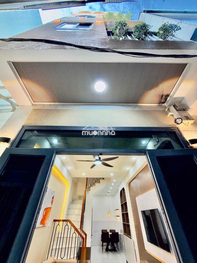 Nhà 4 tầng thị nghè- hoa hồng 90tr