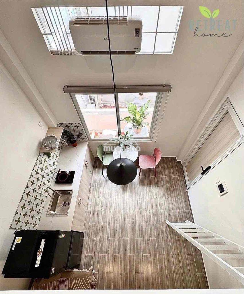 Căn hộ duplex tone trắng xinh ngay lê văn sỹ quận 3 full nội thất - 3