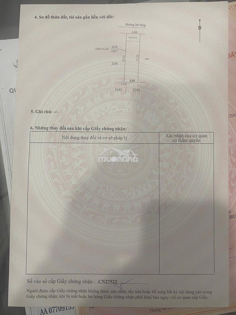 Cần ra 5lô đất thuộc xã phước thạnh tây ninh - 4