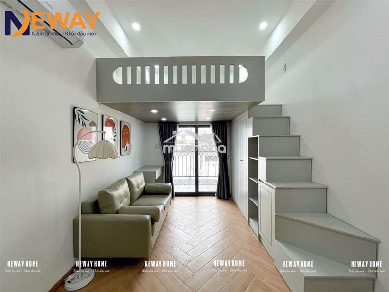 Căn hộ dịch vụ xây mới 100% - full nt mới - sát đh vhu - gần aeon tphu