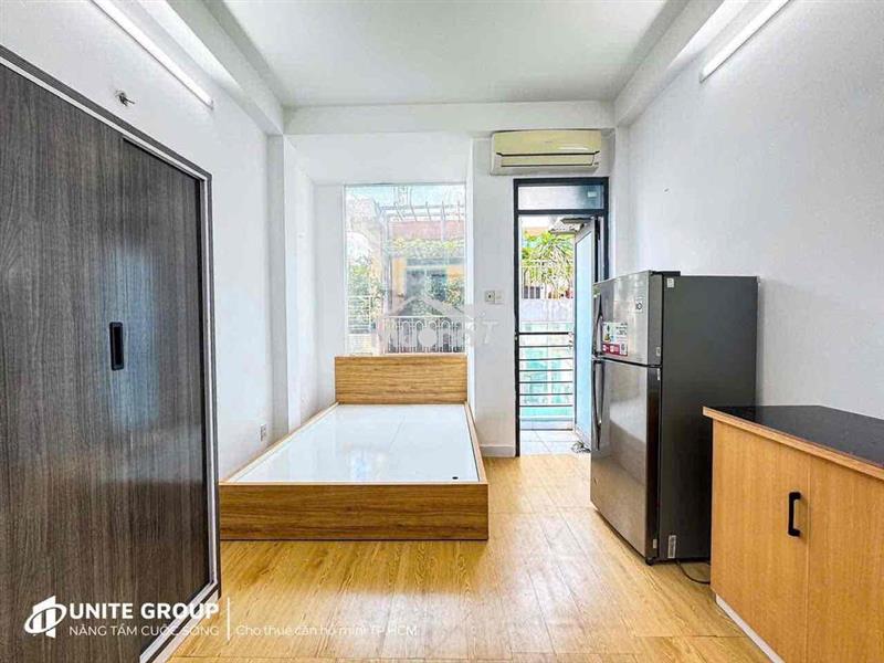🏡Cho thuê studio ban công full nt ngay nam kỳ khởi nghĩa q3 giáp q1
