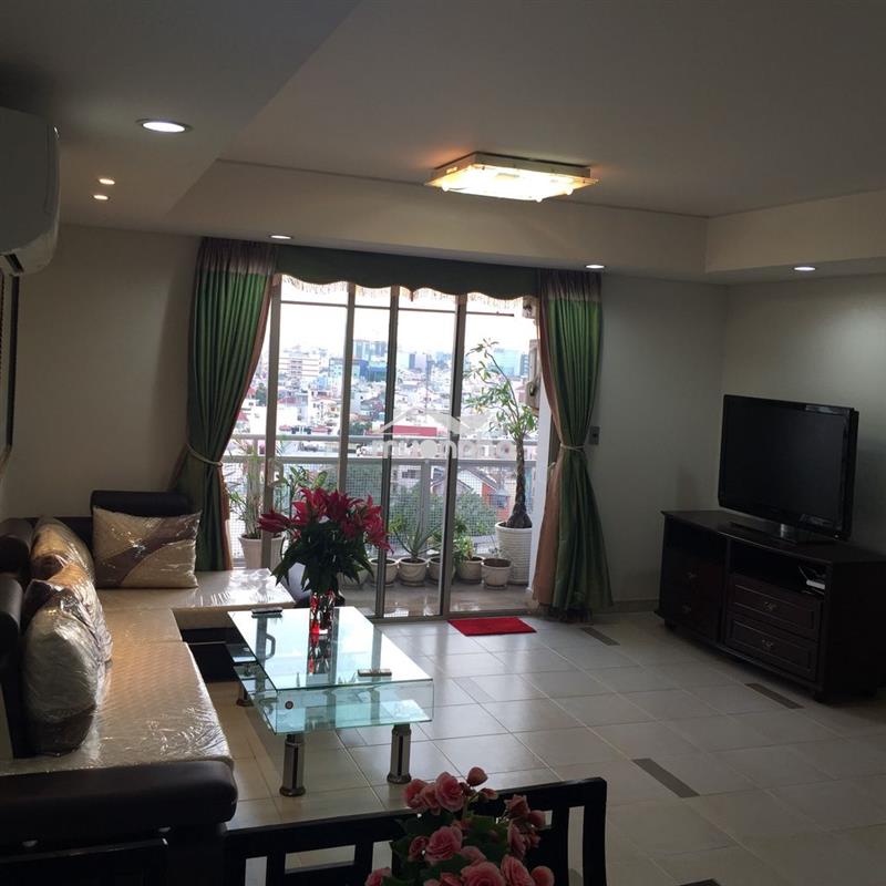 Cho thuê căn hộ chung cư hoa sen, quận 11, 100m2, 3pn, 14tr
