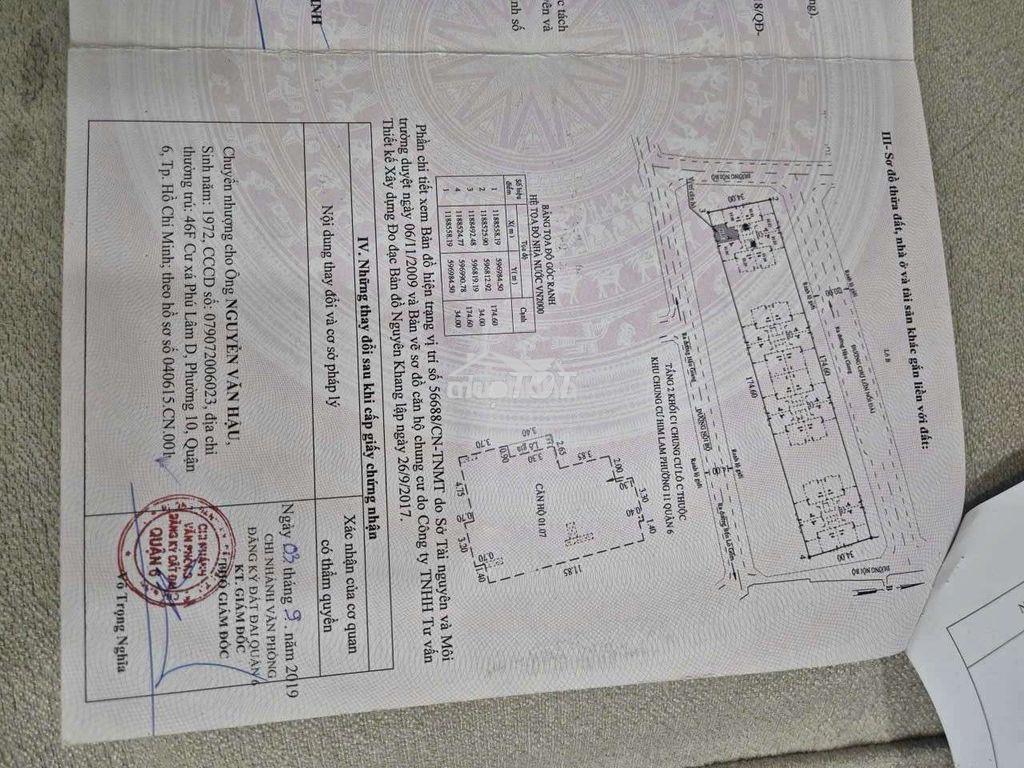 Bán gấp căn hộ 2 phòng ngủ siêu rộng 99m2, căn góc himlam chợ lớn. - 2