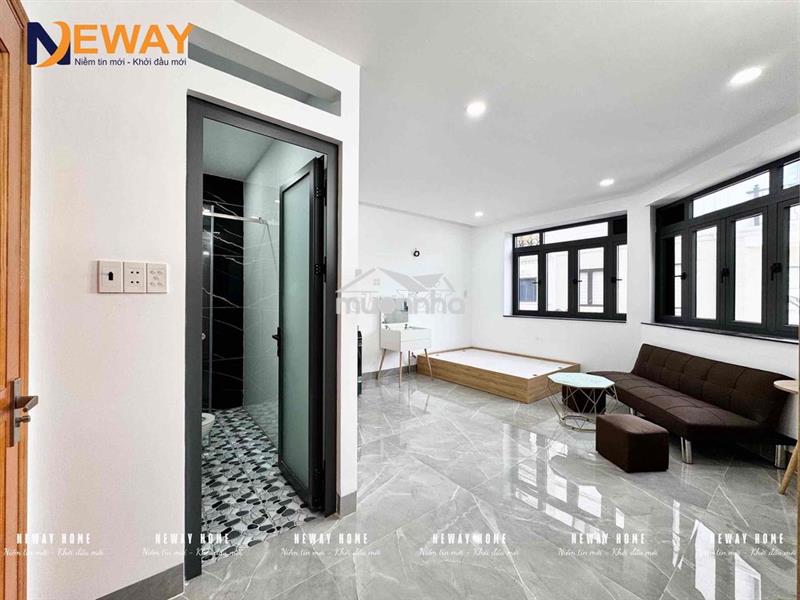 Cho thuê căn hộ dịch vụ mới xây full nội thất thoáng mát giá rẻ