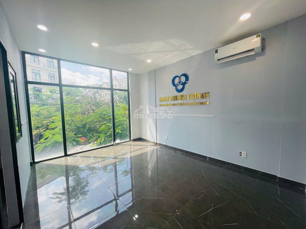Cho thuê tầng 1 nhà phố vinhomes grand park có máy lạnh, ngăn phòng - 4
