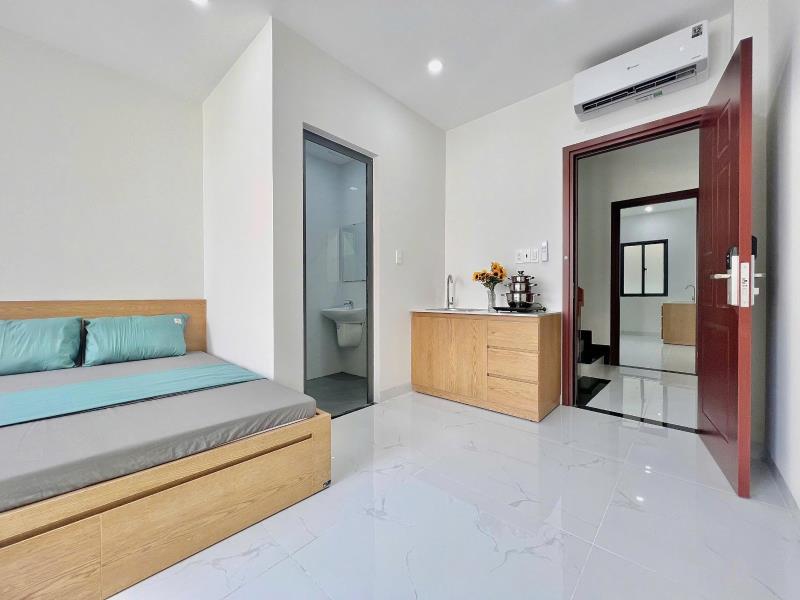Phòng studio bancon cửa sổ trời thoáng full nội thất gần học viện hàng không, bệnh viện thống nhất - 3